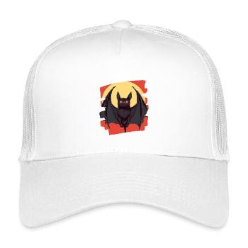 Chauve-souris rétro - Casquette trucker enfant - blanc - Devant