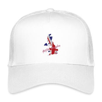 British pride, flag of the United Kingdom - Kids’ Trucker Cap - white - Front