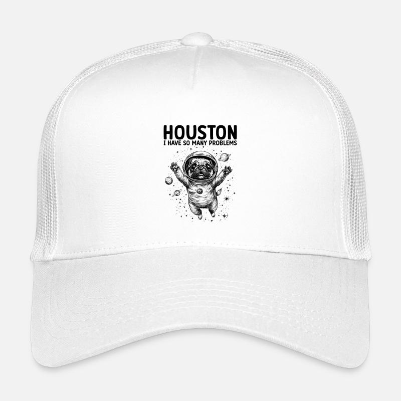 Houston I Have So Many Problems Mops Weltall Kinder Trucker-Cap