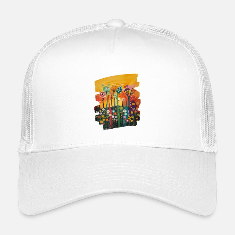 Frühling Frühlingsanfang Blume Blumen - Kinder Trucker-Cap - Weiß