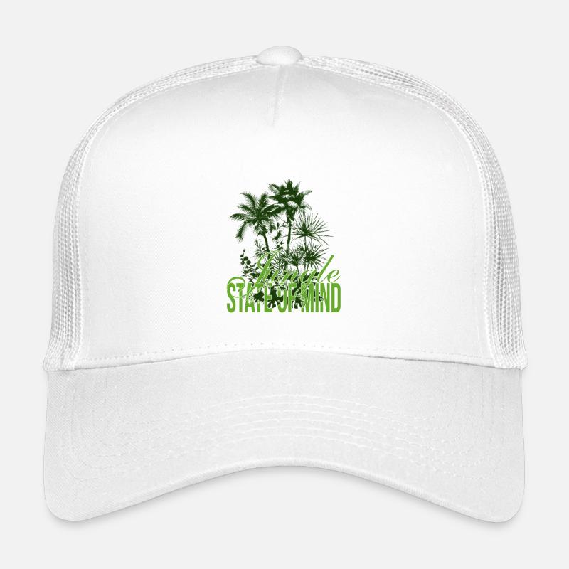 Jungle State of Mind – Palm Tree Design Kids’ Trucker Cap