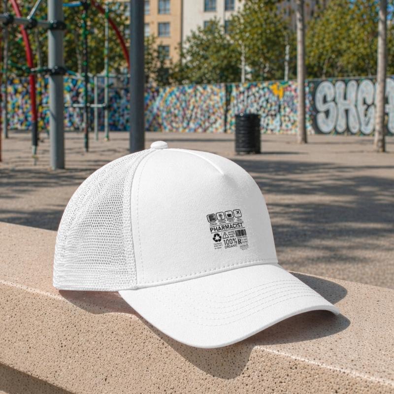 Pharmacist multi tasking problem solving Kinder Trucker-Cap