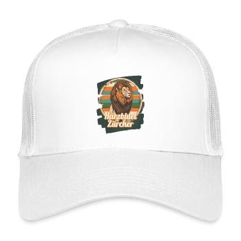 Härzbluetzürcherin Zürich Züri - Kinder Trucker-Cap - Weiß - Vorne
