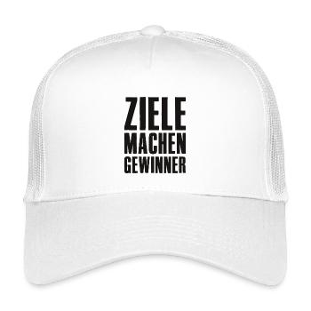 Ziele machen Gewinner Gründer Unternehmer Startup - Kinder Trucker-Cap - Weiß - Vorne
