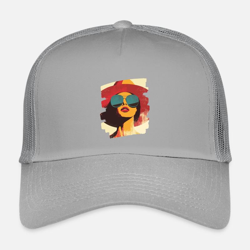 Sommer Sonne Retro Kinder Trucker-Cap