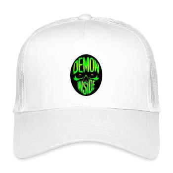 Démon à l’intérieur - Casquette trucker enfant - blanc - Devant