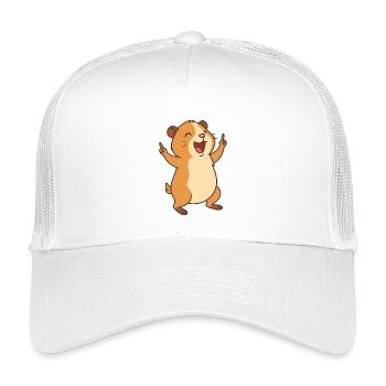 Happy Cavy Kid - Casquette trucker enfant - blanc - Devant