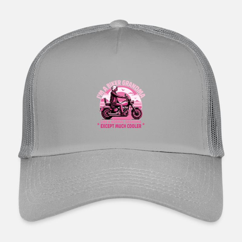 Conception audacieuse de grand-mère cavalière Casquette trucker enfant