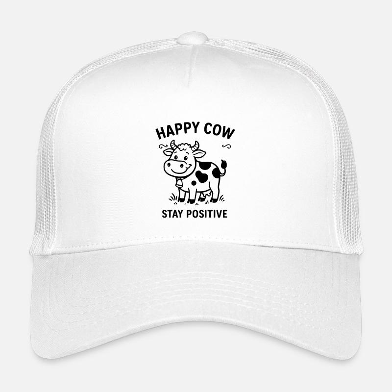 happycow - Kinder Trucker-Cap - Weiß