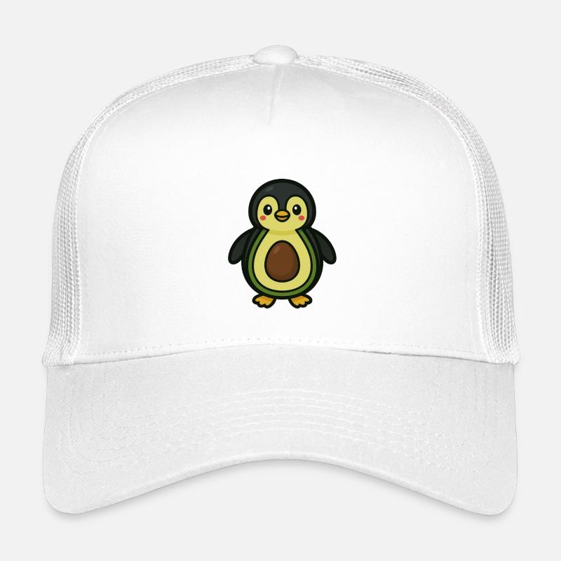 Pingucado - Kinder Trucker-Cap - Weiß
