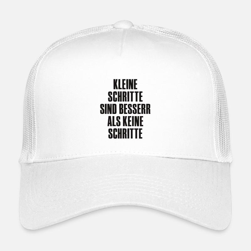 Small steps are better than no steps. Kids’ Trucker Cap