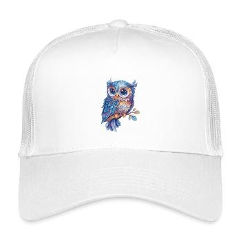 Owl - Kids’ Trucker Cap - white - Front