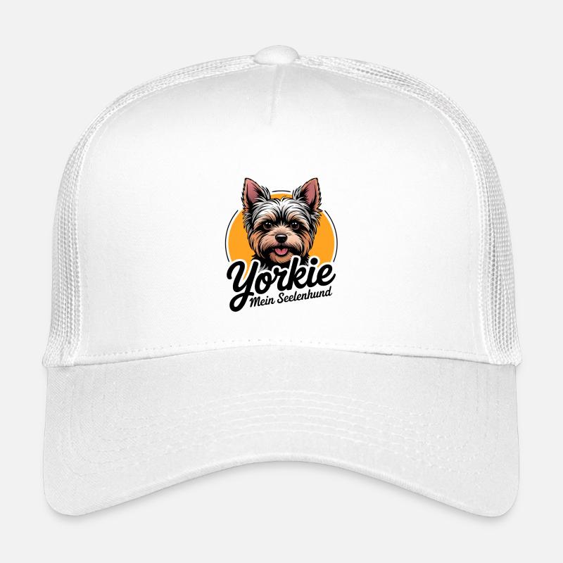 Hübsche Yorkshire Terrier Hundesilhouette Kinder Trucker-Cap
