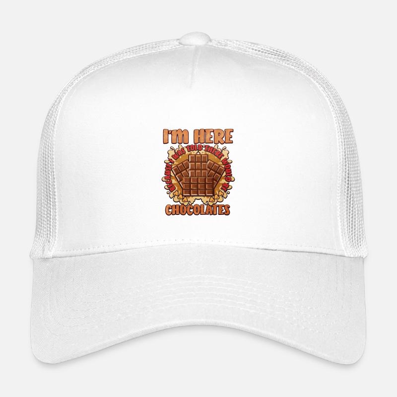 Sweet Chocolate Joke Dire Design Casquette trucker enfant