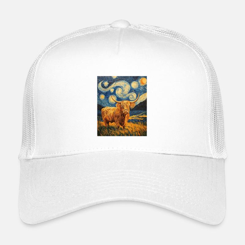Highland Cow Kids’ Trucker Cap