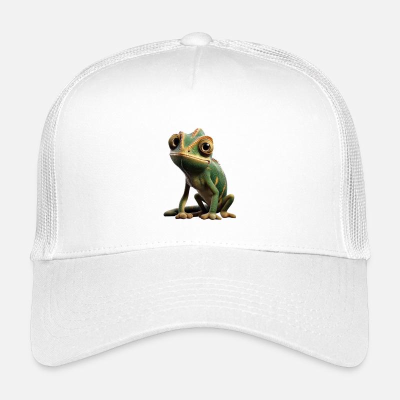 Chameleon Lizard Reptile Chameleon Iguana Lizard Kids’ Trucker Cap