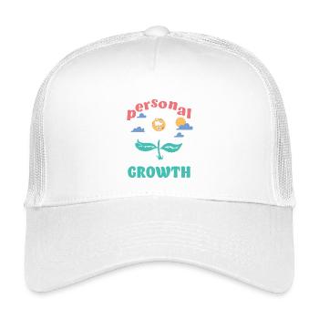 Personal Growth Daisy - Kids’ Trucker Cap - white - Front