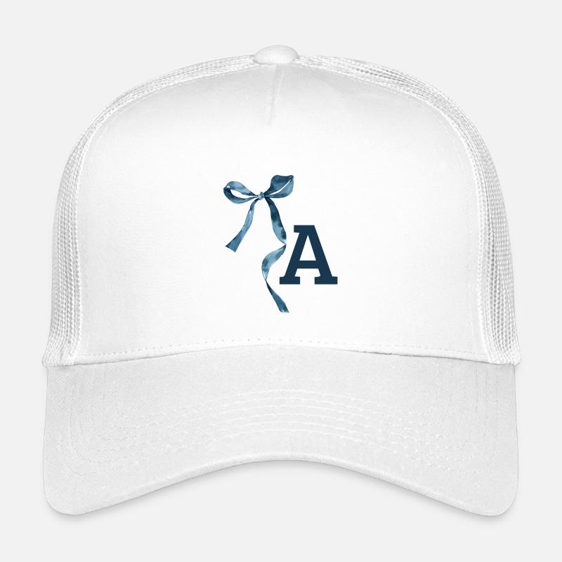 Idea Regalo Monogramma Cappellino trucker bambino