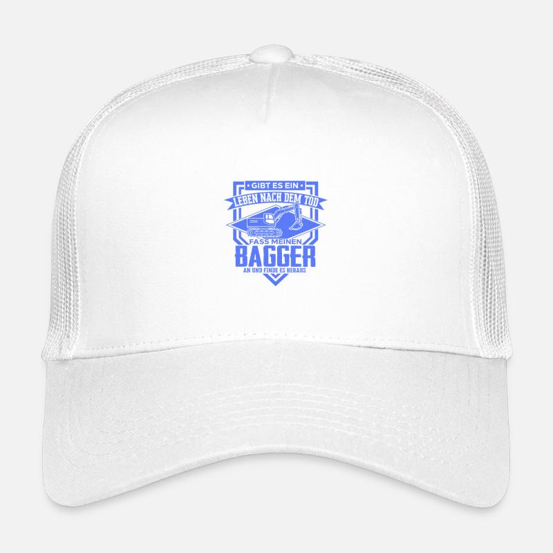 Baggerfahrer Sprüche Baugeräteführer Hochbau Kinder Trucker-Cap