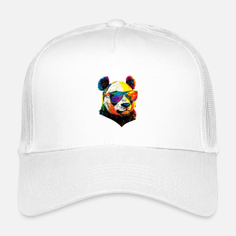 Panda Ours Pandas Géants Panda Géant Mignon Panda Ours Panda Casquette trucker enfant