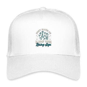 Astrologer Don't Blame Me Blame Your Tarot Reader - Kids’ Trucker Cap - white - Front