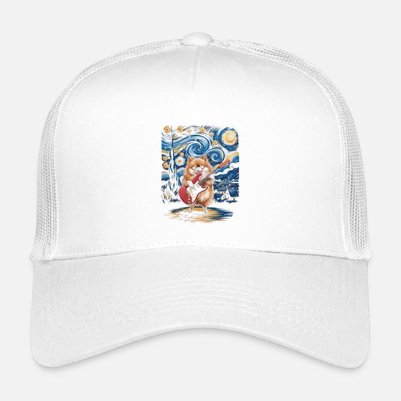 Starry Night Pomeranian Kinder Trucker-Cap