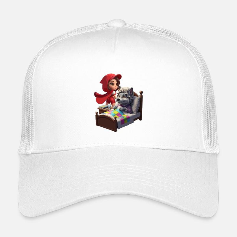 Rotkäppchen bei Oma Wolf Kinder Trucker-Cap