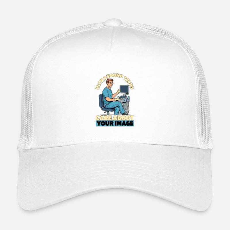 Sonographer Ultrasound Techs Care About Sonography Kids’ Trucker Cap