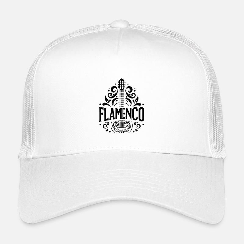 Flamenco Spanien Spanische Musik Gitarre - Kinder Trucker-Cap - Weiß