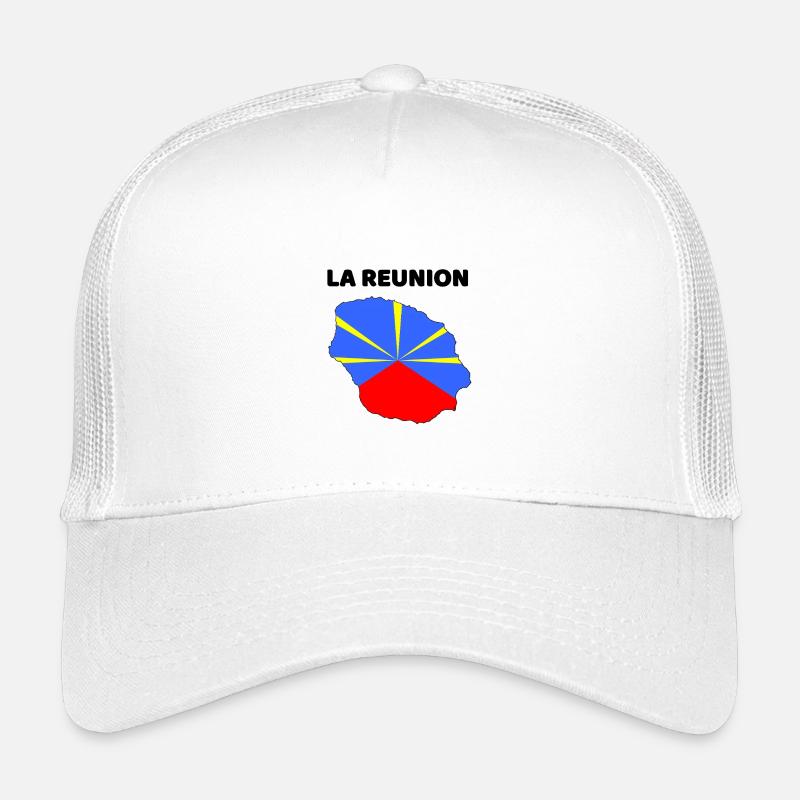 Reunion Island Map and Flag - Gift Kids’ Trucker Cap
