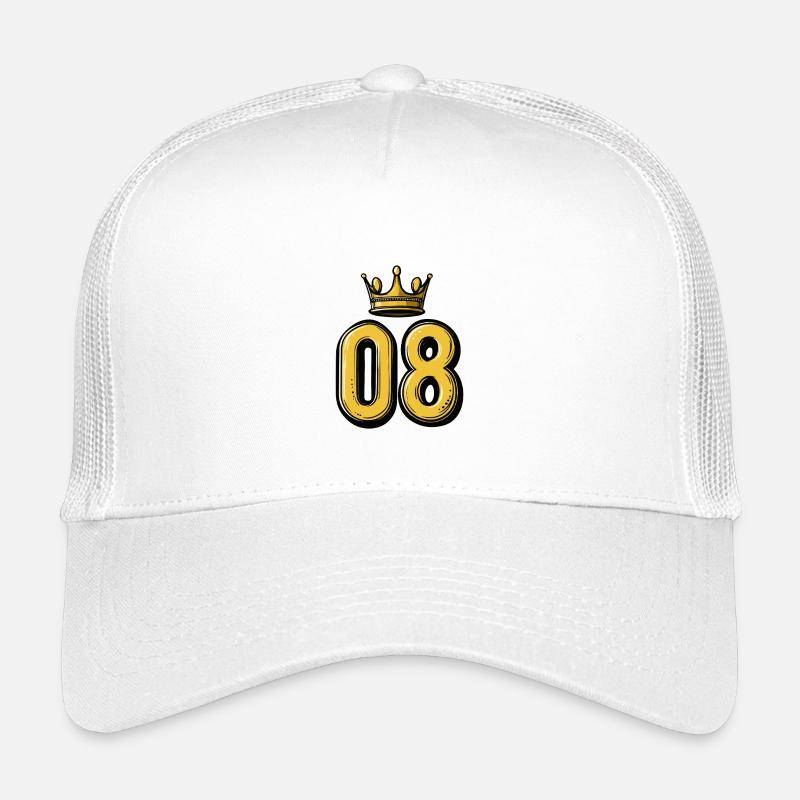 8 Zahl Krone Kinder Trucker-Cap