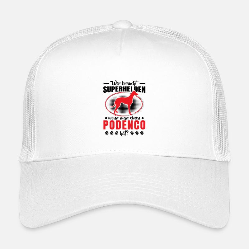 Podenco est mon héros Lévrier espagnol Casquette trucker enfant