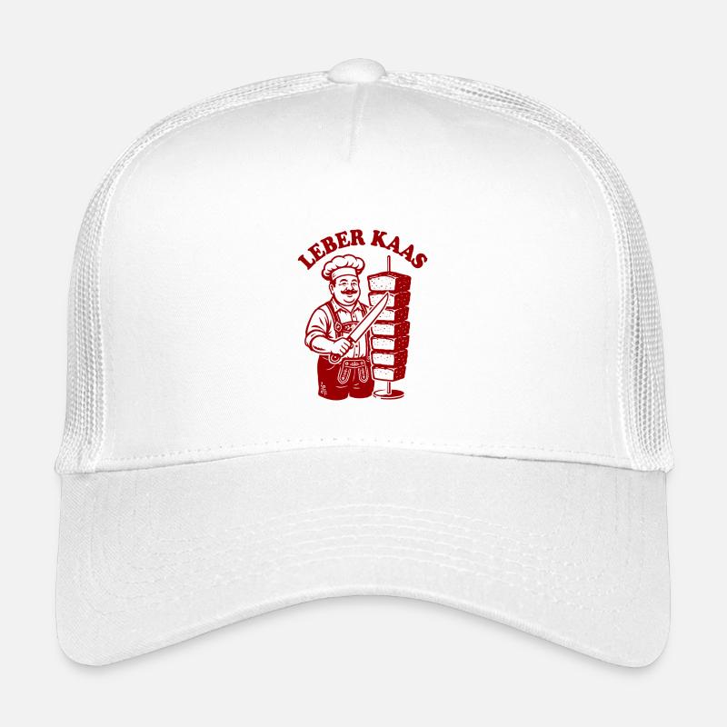 Leberkaas am Spieß oder Döner Kebab - Leberkäse Kinder Trucker-Cap