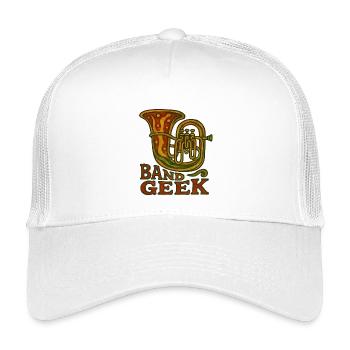 Geek du groupe - Casquette trucker enfant - blanc - Devant
