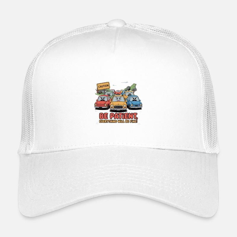 Geduld auf der Straße Kinder Trucker-Cap