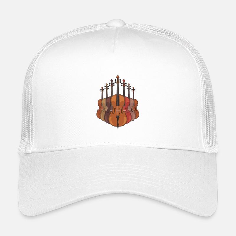 Fascinante collection de violoncelles : Instruments de musique en Casquette trucker enfant