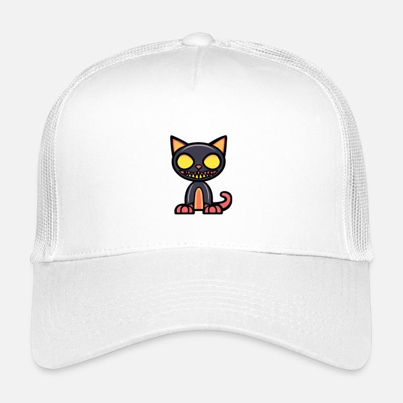 Cat Halloween Comic Funny Kids’ Trucker Cap