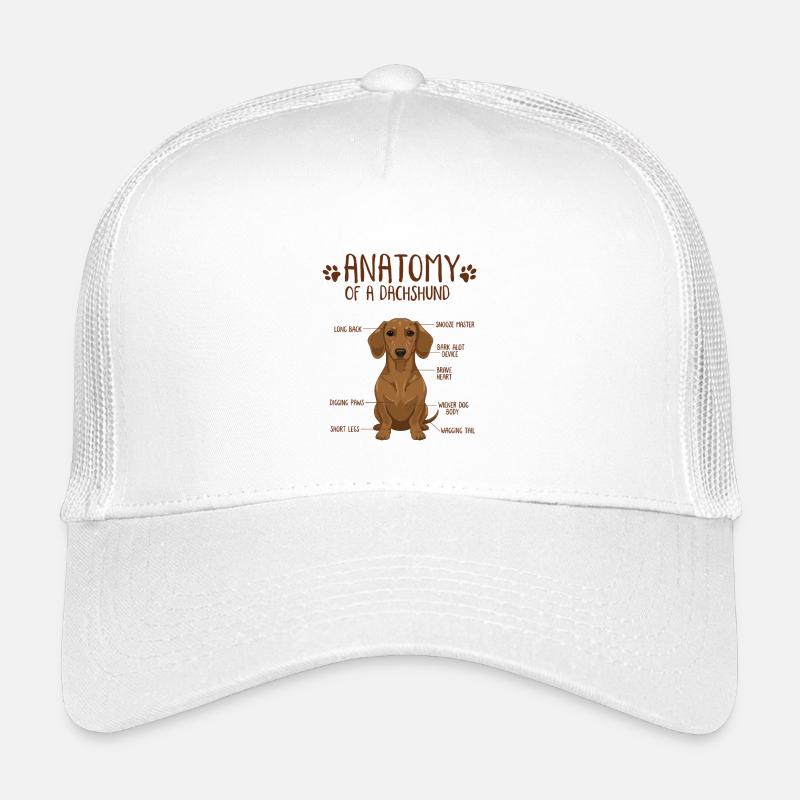 Anatomie d’un teckel Casquette trucker enfant