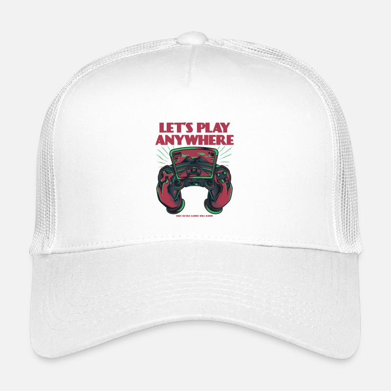 Retro design for gamers - Kids’ Trucker Cap - white
