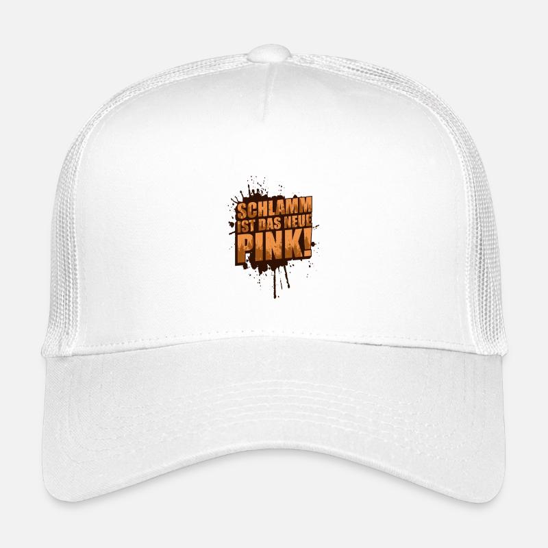 Mud est la nouvelle course dans la boue Mud Run Muddy Race Casquette trucker enfant