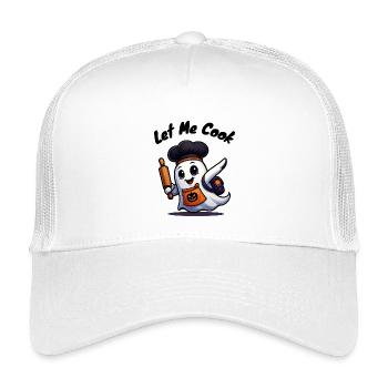 Let Me Cook - Chemise fantôme d’Halloween bouillante - Casquette trucker enfant - blanc - Devant