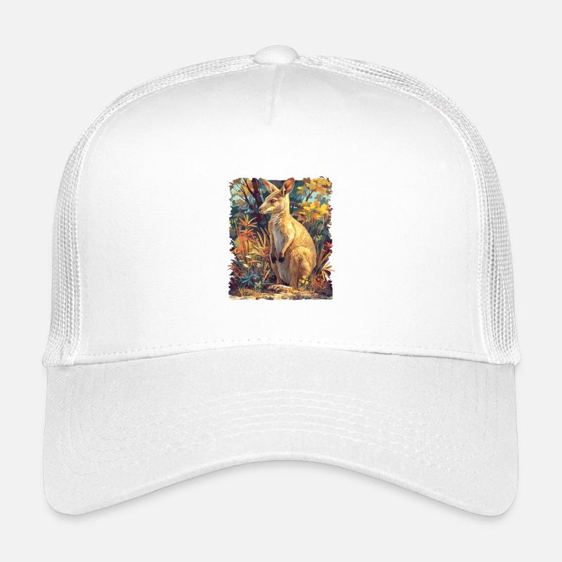Wallabys Wallaby - Kinder Trucker-Cap - Weiß
