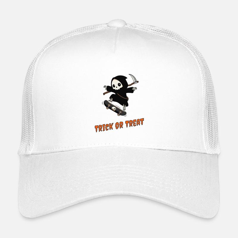 Süßes oder Saures – Skater Reaper Kinder Trucker-Cap