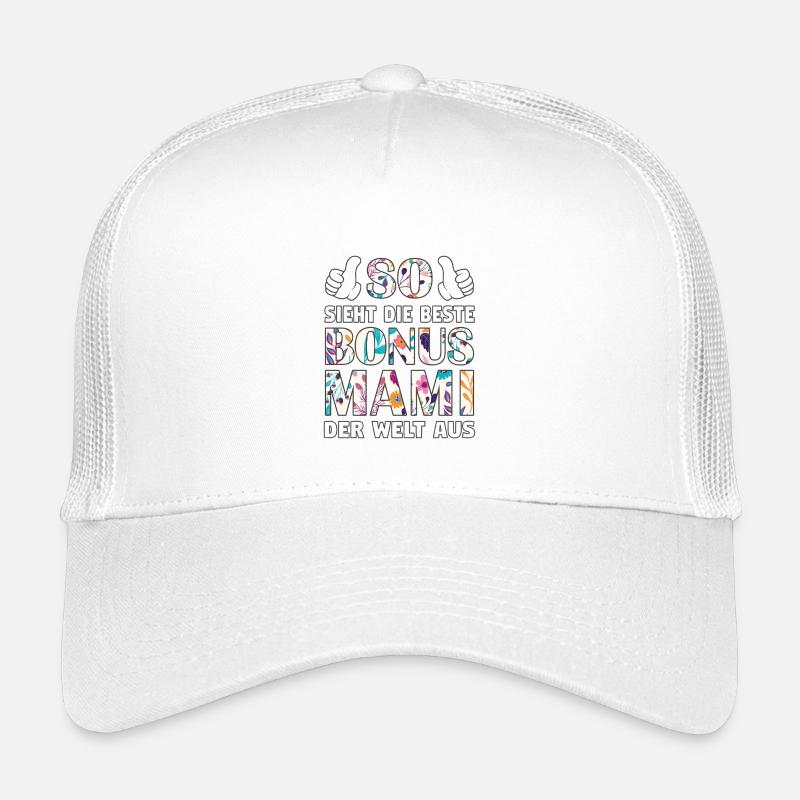 Bonus Mami beste Mama Mutter Muttertag Geschenk Kinder Trucker-Cap