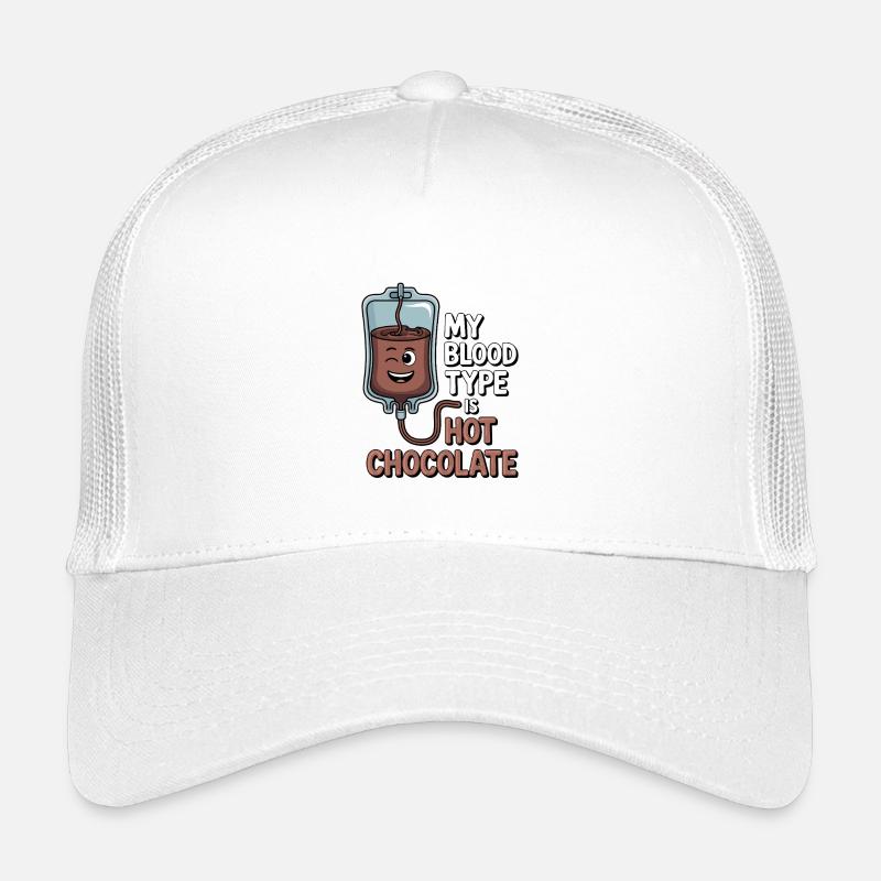 My Blood Type Hot Chocolate Kids’ Trucker Cap