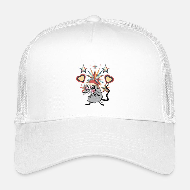 Retro Santa Claus Mouse 60s Kids’ Trucker Cap