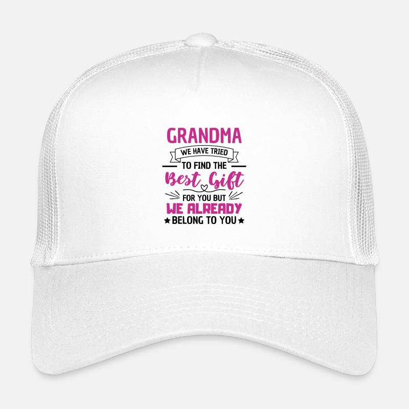 Süße Oma Sagt Großmutter Liebe - Kinder Trucker-Cap - Weiß