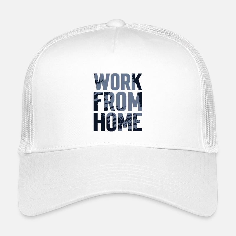 Arbeiten von zu Hause aus Texturiert Kinder Trucker-Cap