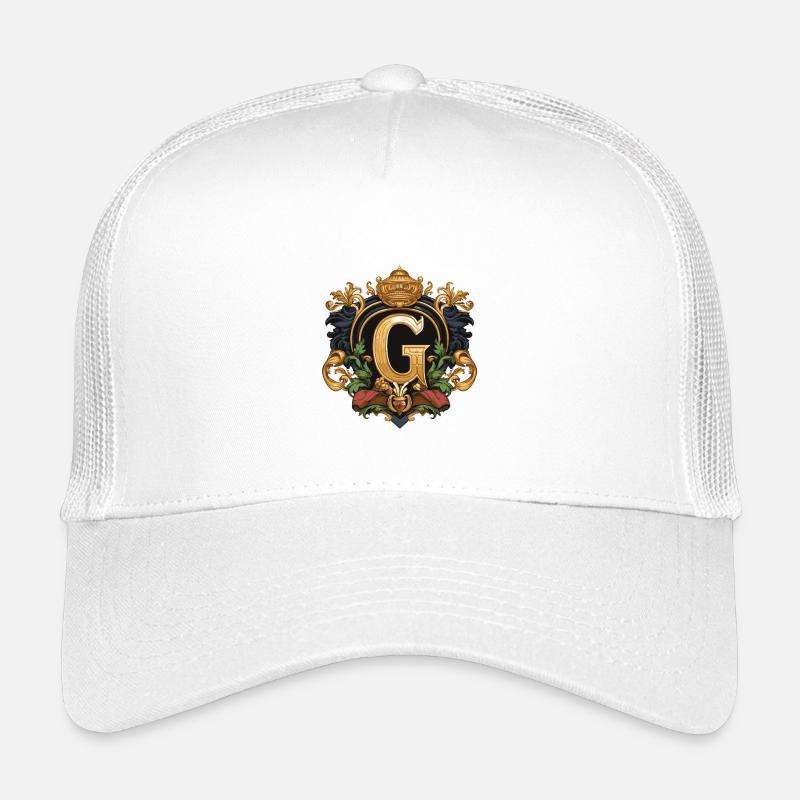 G Buchstabe Name Krone Kinder Trucker-Cap