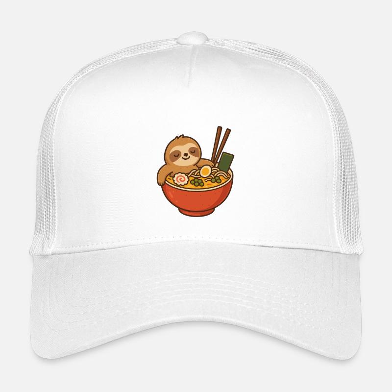 Sloth Ramen Snuggle Design Kids’ Trucker Cap